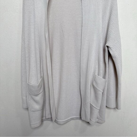 Aritzia Womens Xsmall Birch Open Front Open Knitted Cardigan - Picture 3 of 13